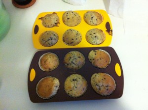 Muffin con gocce di cioccolato