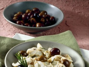 Pescatrice alle olive